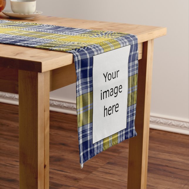 Template - Crest + Tartan Short Table Runner (In Situ)