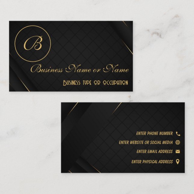 Template Custom Business Card (Front/Back)