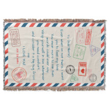 Template Custom Text Sherpa Blanket – We Love You 