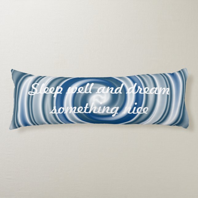 Template - Custom your text, image & background Body Cushion (Front)