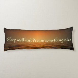 Template - Custom your text, image & background Body Cushion
