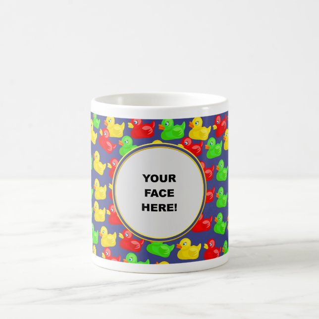 Template, Duck Border Coffee Mug (Center)