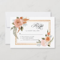 TEMPLATE Elegant Floral Burgundy Blush Floral Gold