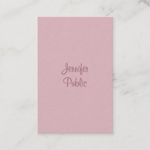 Template Elegant Modern Handwritten Script Name Business Card