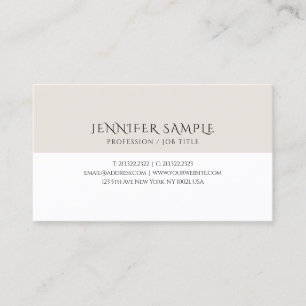 Template Elegant Modern Minimalist Personalised Business Card