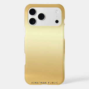 Template Faux Gold Glamour Trendy Modern Elegant