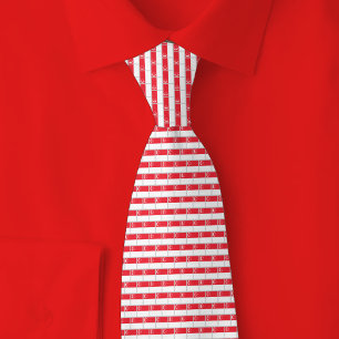 TEMPLATE Flag Brick Pattern Tie