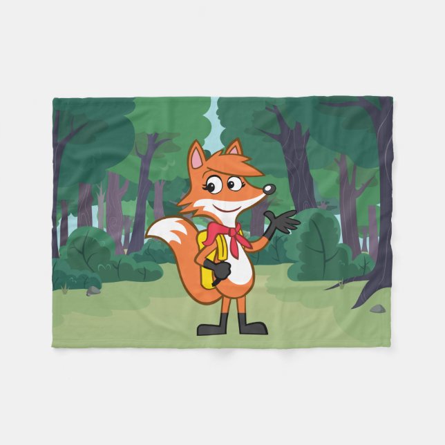 template fleece blanket (Front (Horizontal))