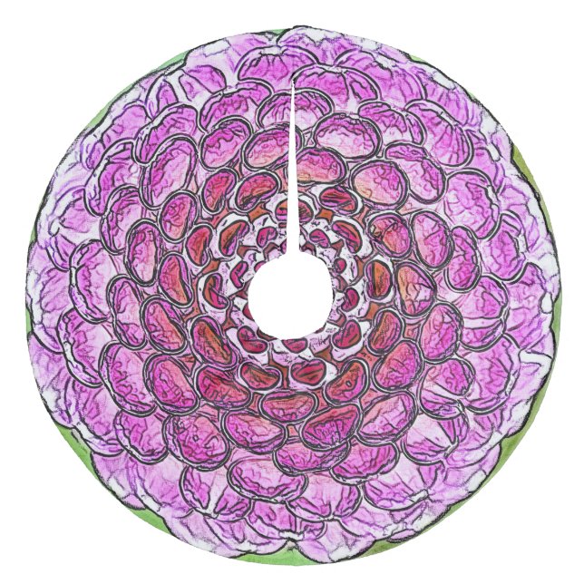 template fleece tree skirt (Front)