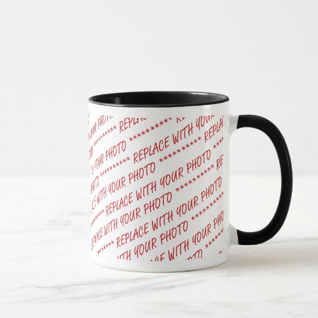 Template for Panoramic, Group or Class Photo Mug (Right)