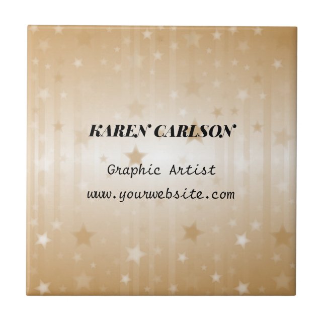 Template for your personal use, tile (Front)