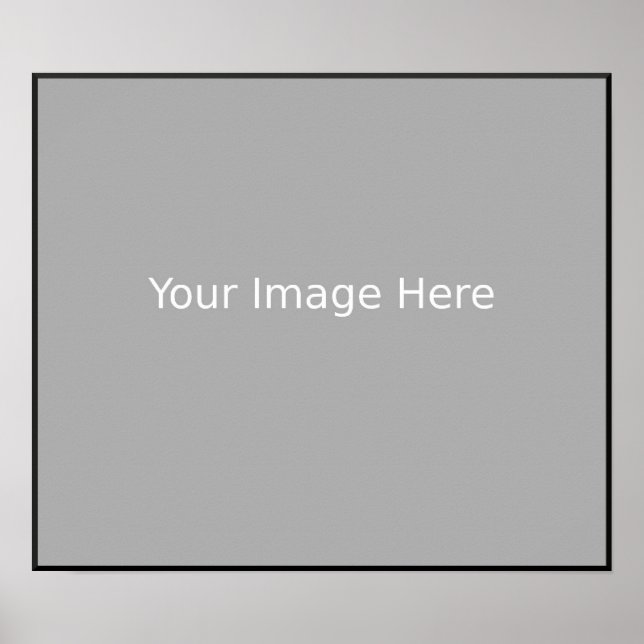 Template For Your Picture - Poster (Front)
