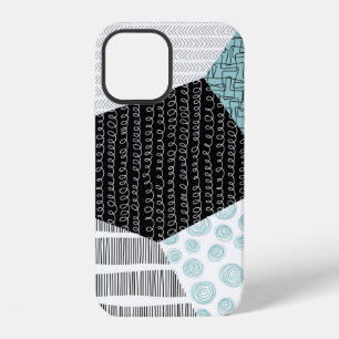 Template greeting card or banner. Abstract backgro iPhone 12 Case