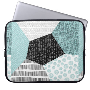 Template greeting card or banner. Abstract backgro Laptop Sleeve