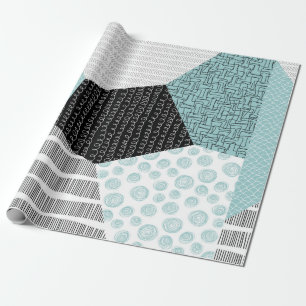 Template greeting card or banner. Abstract backgro Wrapping Paper
