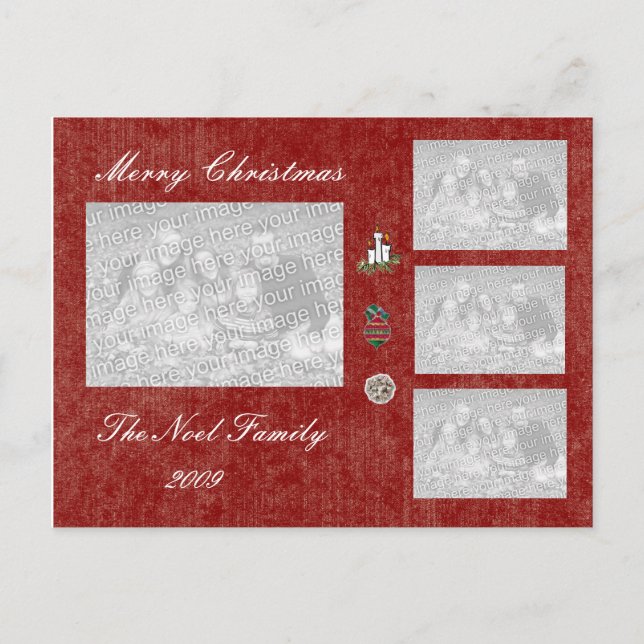 TEMPLATE - Holiday Photo Card (Front)