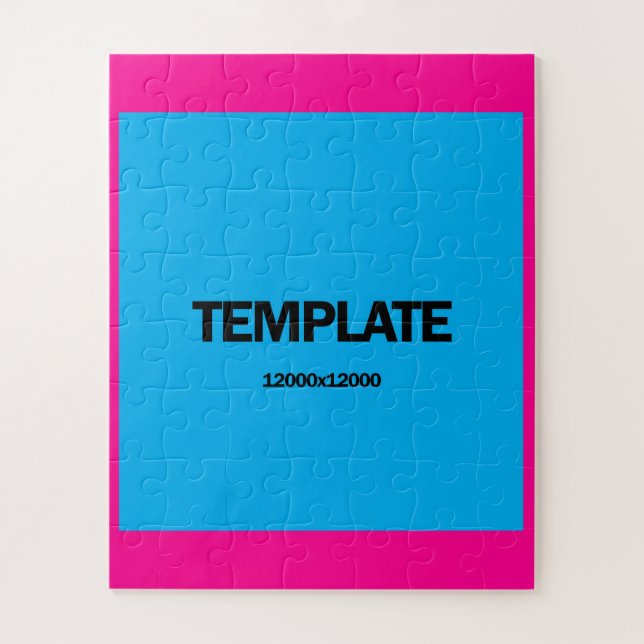 Template Jigsaw Puzzle (Vertical)