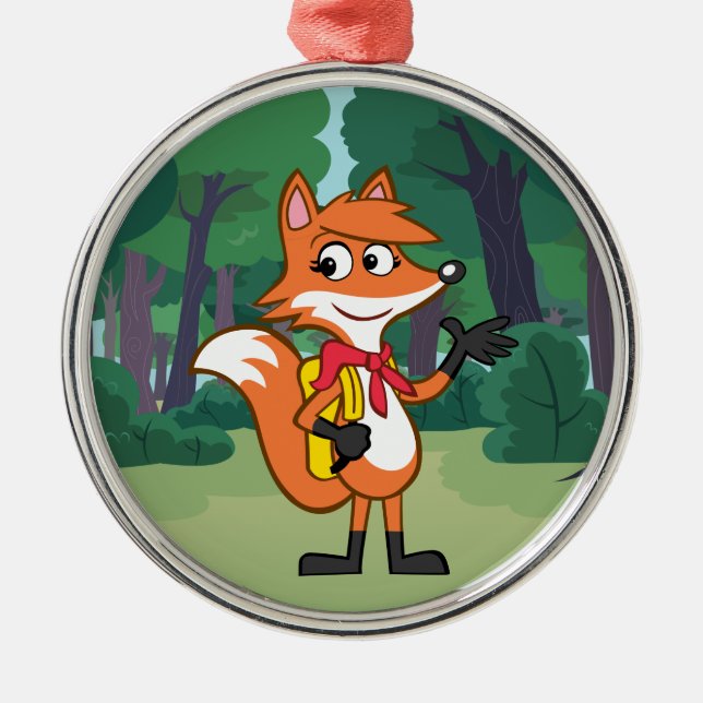 template metal tree decoration (Front)