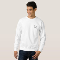 Template Modern Monogram Elegant Men's Basic