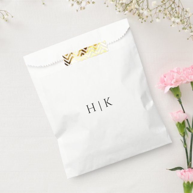 Template Monogram Favour Bag (Sealed)