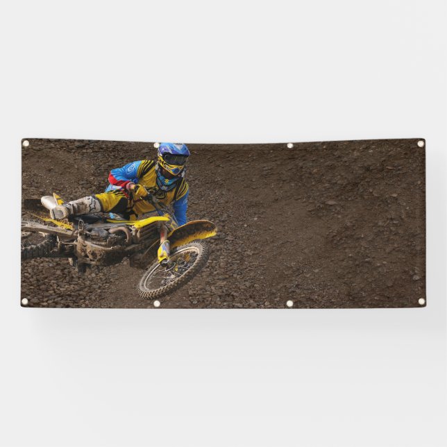 template Motocross dirt bike race Banner (Horizontal)