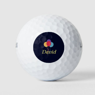 Template, personalise golf balls