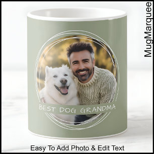 Template Photo Message Keepsake Grandma Green C22 Coffee Mug