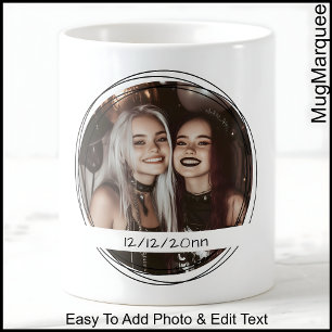 Template Photo Message Keepsake Party White C00 Coffee Mug