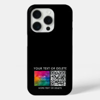 Template QR Code Upload Your Business Logo to
