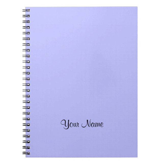 Template, ready to personalise notebook (Front)