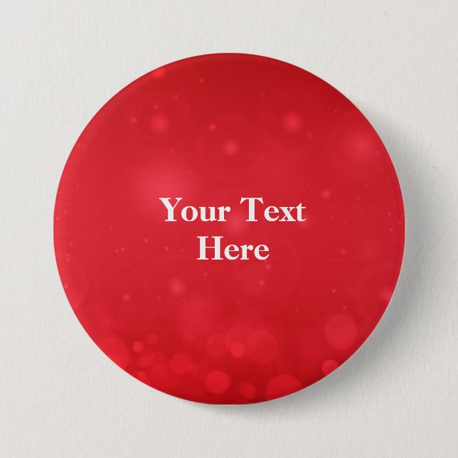Template, red circle, 7.5 cm round badge (Front)