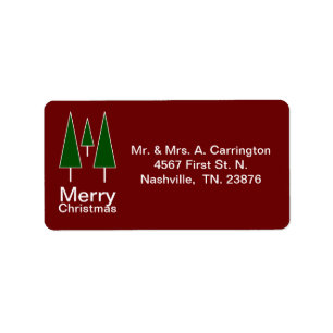 TEMPLATE.  Return Address Label