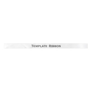 Template Ribbon Satin Ribbon