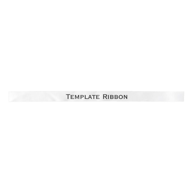 Template Ribbon Satin Ribbon (Front)