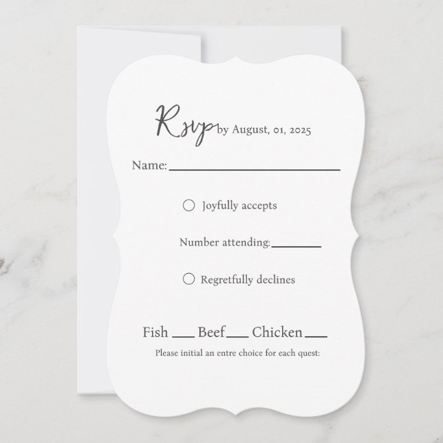 Template RSVP Card (Front)