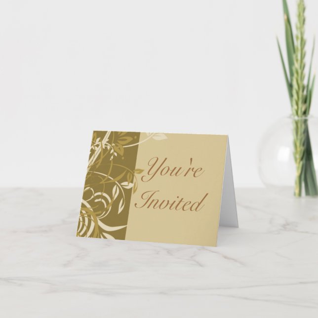 Template - RSVP You're Invited (tan) (Front)