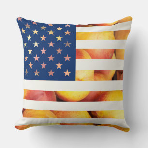 Template United States of America Nectarine Flag Cushion
