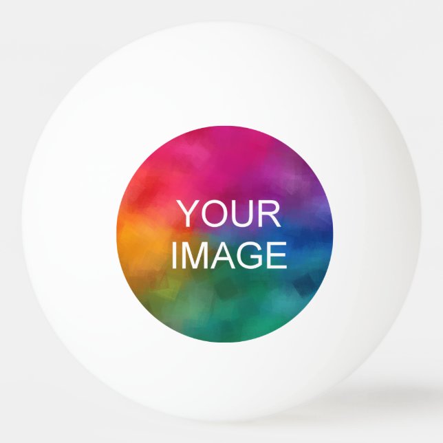 Template Upload Your Own Photo Image Here Ping Pong Ball (Front)