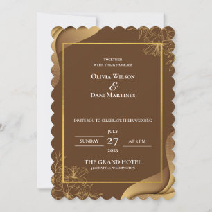 TEMPLATE WEDDING INVITATIONS ONLINE with border