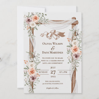 TEMPLATE WEDDING INVITATIONS ONLINE with border