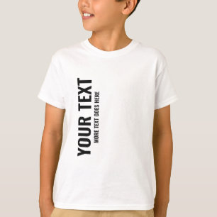 Template White Boys Kids Best Cool Simple Modern T-Shirt