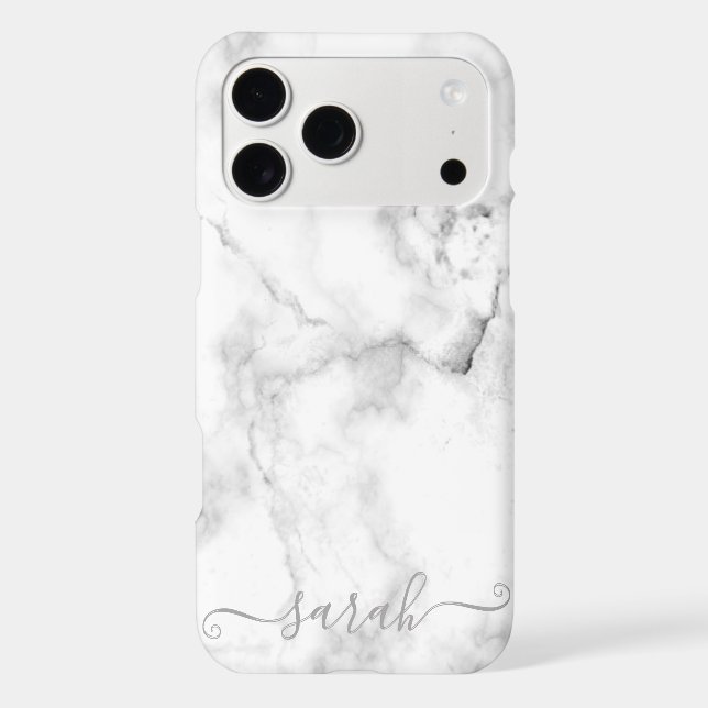 Template White Marble Pattern (Back)