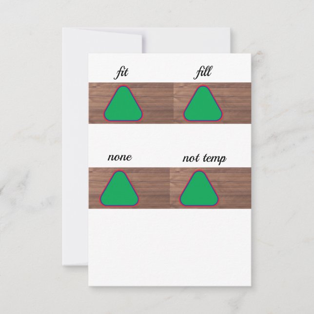 template with different fill states (Front)