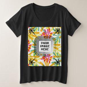 Template Womens Plus Size Short Sleeve Custom T-Shirt