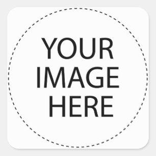 Templates Coffee Square Sticker