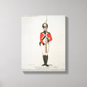 Temple Association Volunteer, plate 14 from 'Loyal Canvas Print