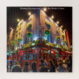 Temple Bar Dublin Ireland. Jigsaw Puzzle