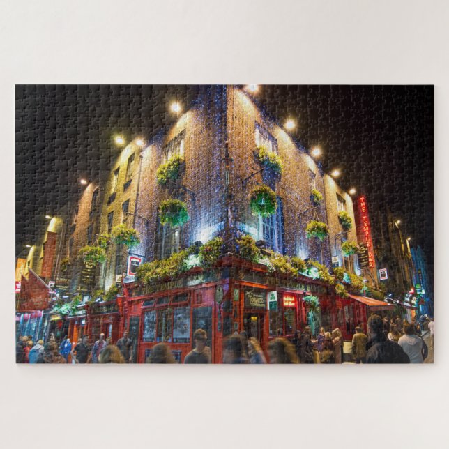 Temple Bar Dublin Ireland. Jigsaw Puzzle (Horizontal)