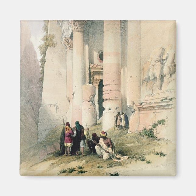 Temple called El Khasne, Petra, March 7th 1839, pl Magnet (Front)