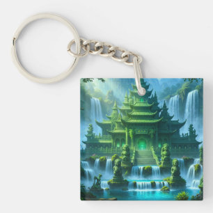Temple Castle of the Secret Jade Throne Key Ring